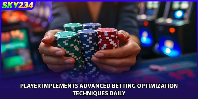 Player implements advanced betting optimization techniques daily