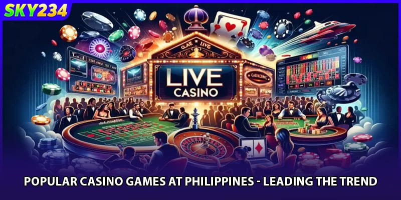 Popular Casino Games At Philippines - Leading The Trend