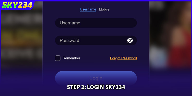 Login SKY234