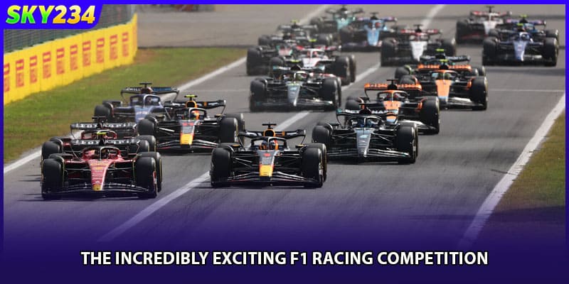 The incredibly exciting F1 racing competition.